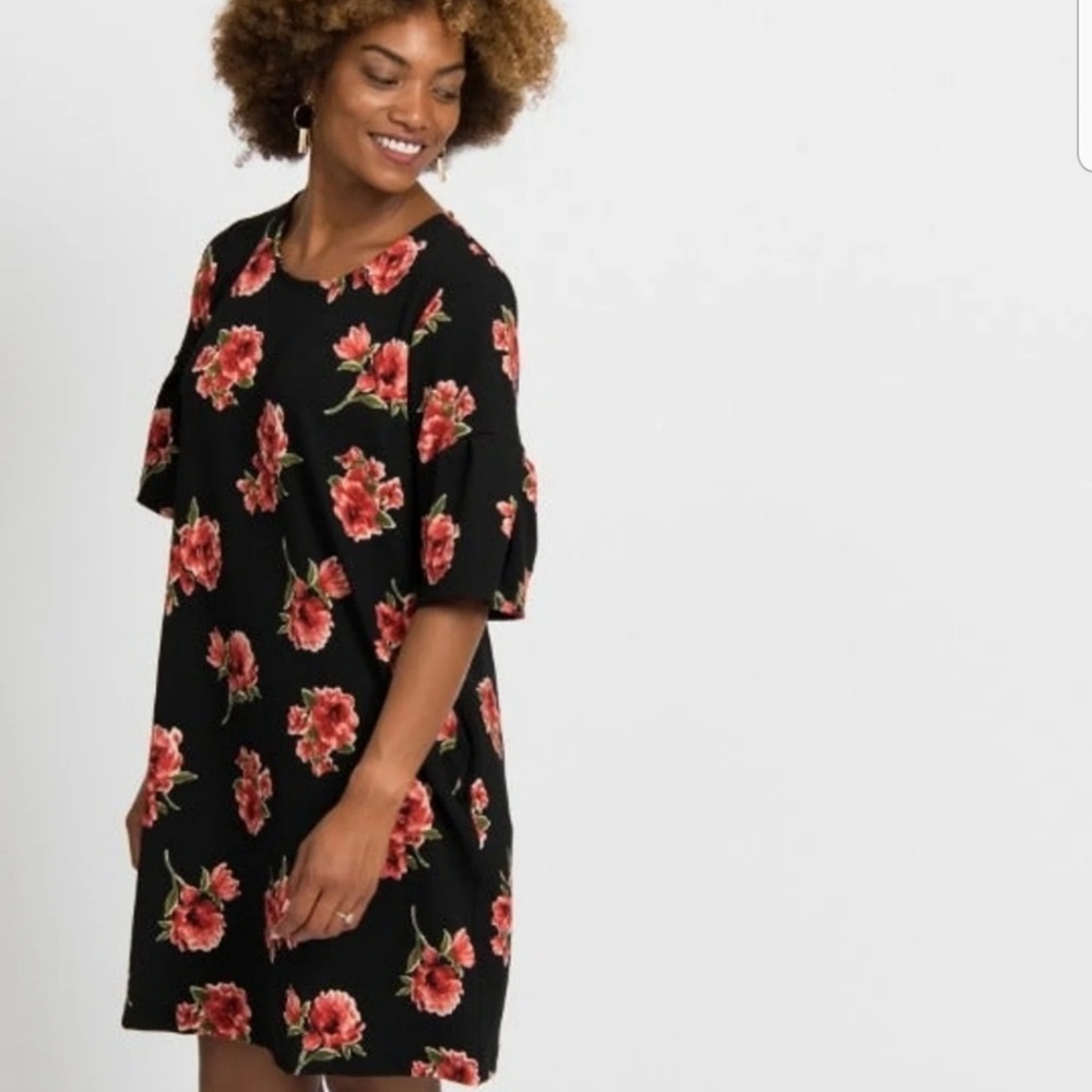Floral Shift Dress